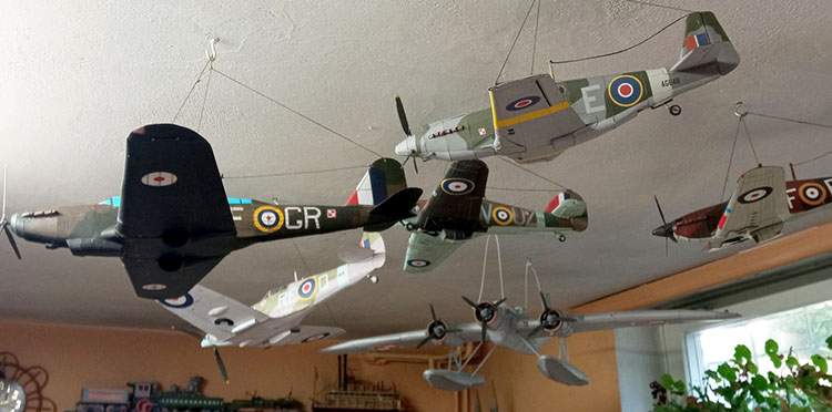 samoloty modele kartonowe modelarstwo