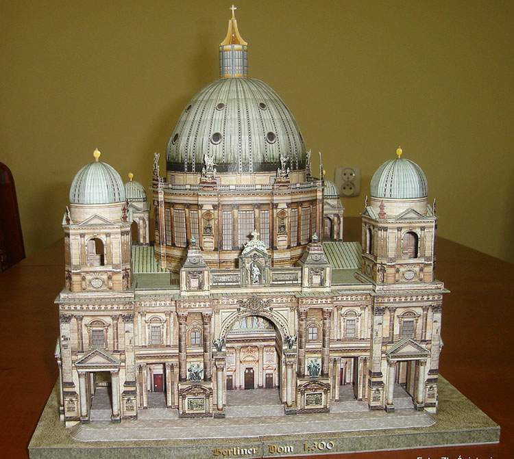 katedra modele kartonowe modelarstwo