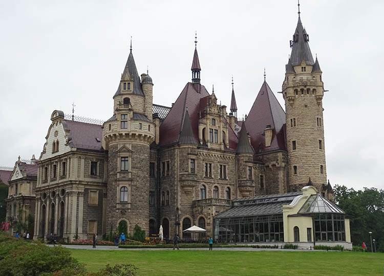 zamek Moszna ciekawostki opolskie