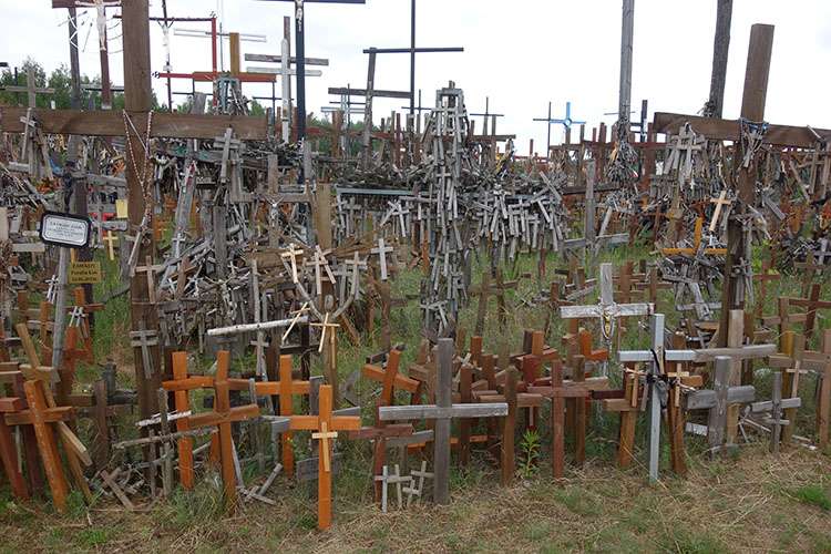 krzyże wotywne Góra Krzyży Wasilków