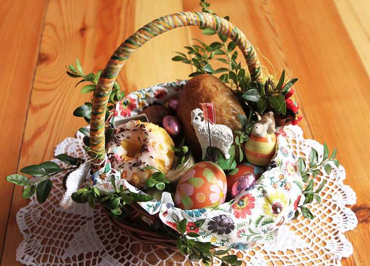 święta wielkanocne koszyczek