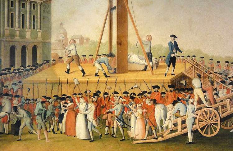 Maria Antonina ścięcie głowy dekapitacja