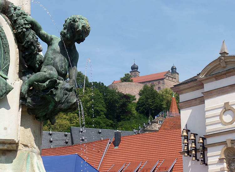fontanna zamek Kulmbach ciekawostki atrakcje zabytki