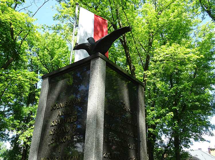 pomnik Skwer Armii Krajowej w Zielonce woj. mazowieckie