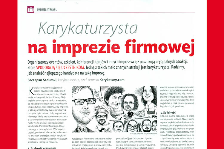 4 artykul karykaturzysta na imprezie firmowej magazyn eventowy