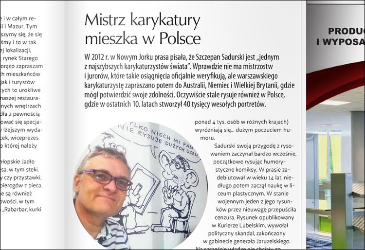6 mistrz karykatury wywiad magazyn hotelarski