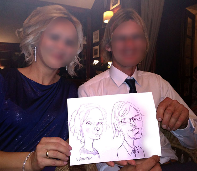 8 elegancja i humor karykatura na zywo warszawa