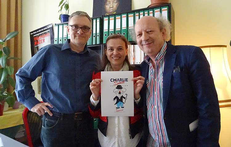 logo Charlie Smile biuro fundacji Desert Flower Foundation Wiedeń: Walter Lutschinger Szczepan Sadurski Joanna Jasik Vienna