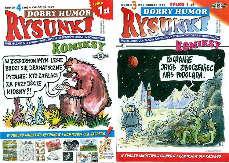 Dobry Humor-Rysunki okladki jak zostac rysownikiem