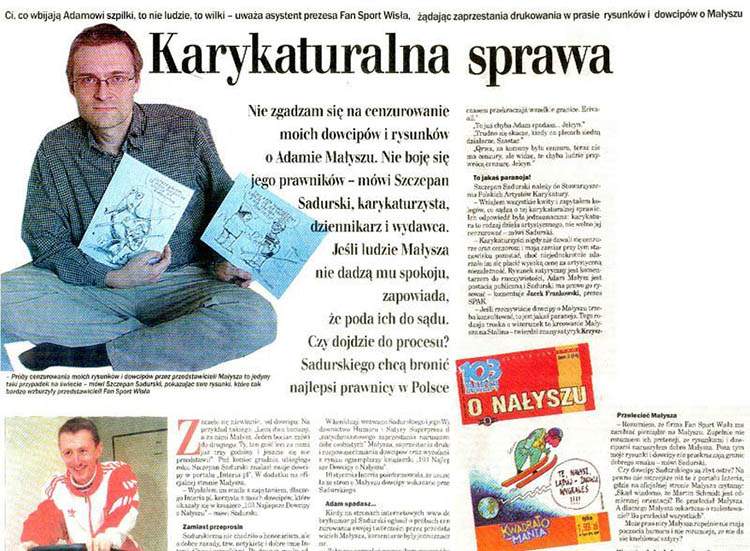 Dziennik Wschodni artykuł o Adamie Małyszu