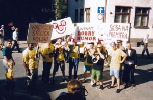Gdańsk 2001 happening Skiba Festiwal Dobrego Humoru