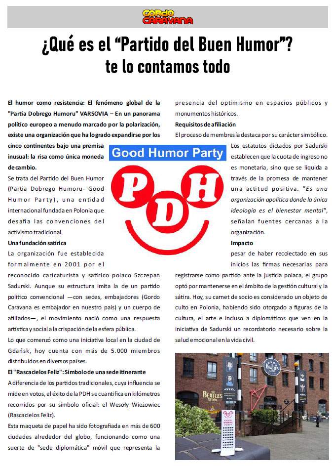 Gordo Caravana Good Humor Party