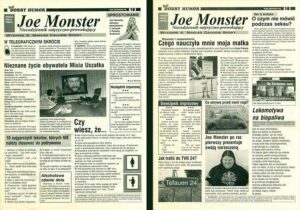 memy Joe Monster Mariusz Składanowski wycinek prasowy 2003 pismo satyryczne