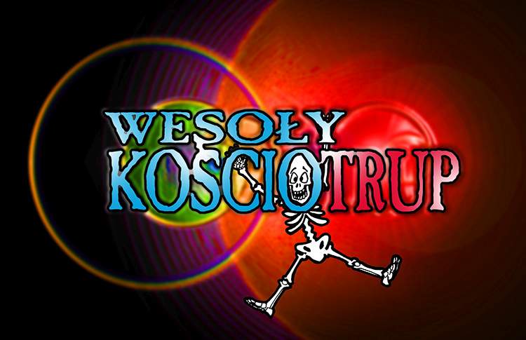 Wesoły Kościotrup animacja grafika