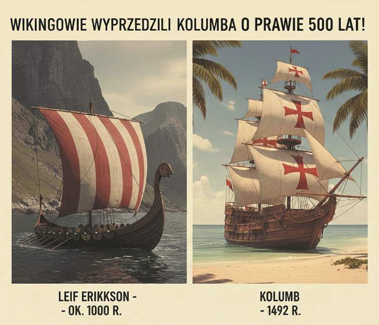 Leif Eriksson wiking Ameryka