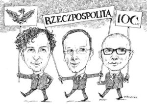 Rzeczpospolita Maciej Hoffman karykatury dziennikarzy Sadurski