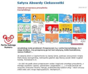 Szczepan Sadurski Lech Kaczyński satyra
