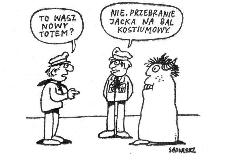 totem rysunek harcerski humor Szczepan Sadurski