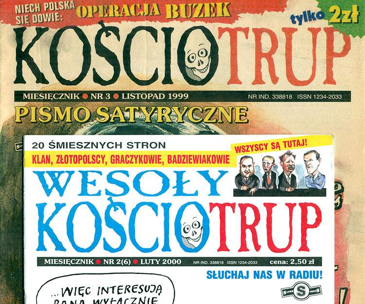 Wesoły Kosciotrup polskie pismo satyryczne