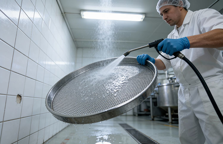 Higiena sit metalowych w zakładzie spożywczym – wymogi HACCP higiena sit metalowych