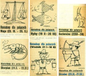horoskop dla palących rysunki znaki zodiaku humor
