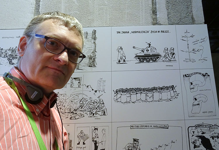 karykatury stanu wojennego Europejskie Centrum Solidarności Sadurski