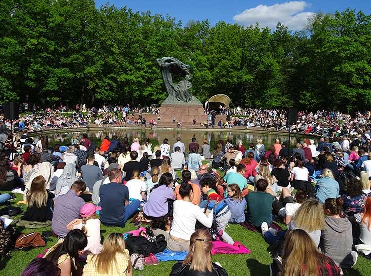 konkursy chopinowskie Łazienki Królewskie