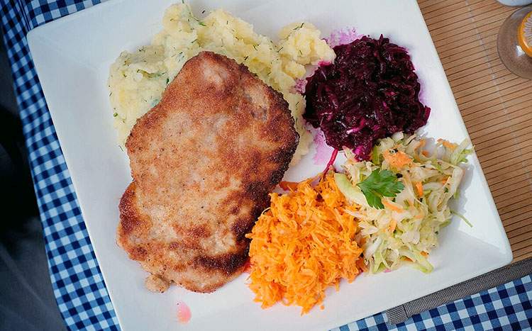 kotlet schabowy przysmaki w Warsie