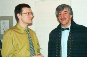 kulisy SPAK Maciej Pietrzyk Szczepan Sadurski 2001 Bielany wystawa satyry