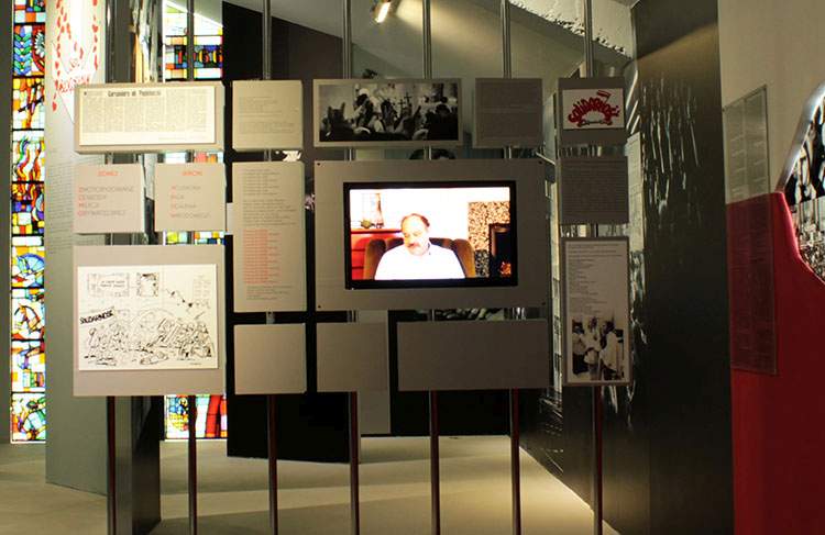 muzeum Jerzego Popiełuszki Górsk karykatury stanu wojennego