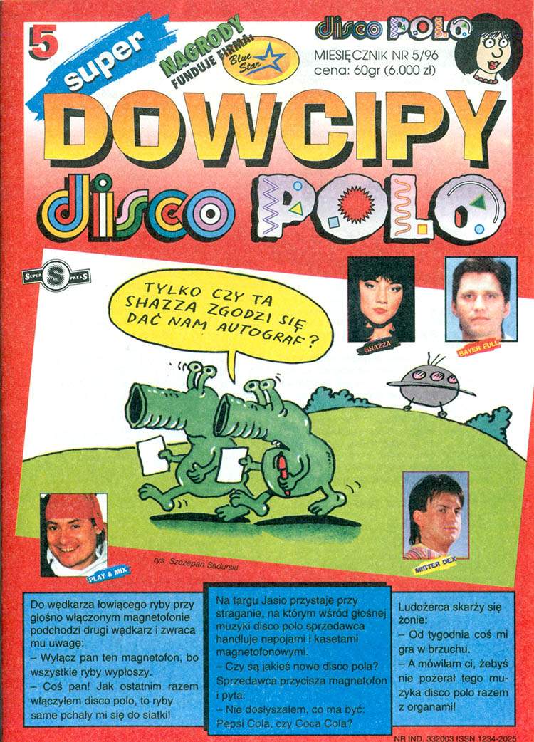 muzyka disco polo okładka Super Dowcipy
