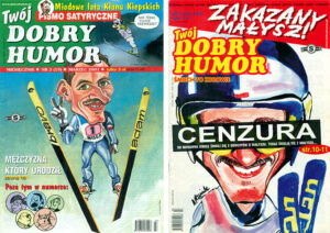 okładki Twój Dobry Humor Adam Małysz karykatury kawały Sadurskiego