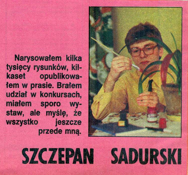 popularność Magazyn Razem kwiecień 1986 Szczepan Sadurski