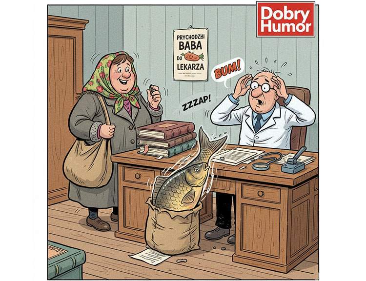 przychodzi baba do lekarza dowcipy lekarz pacjentka