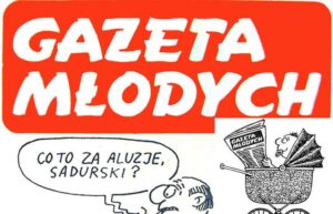 redakcja Gazeta Młodych logo rysunki Szczepan Sadurski