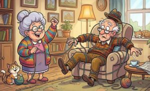seniorzy humor rysunkowy dowcipy o emerytach