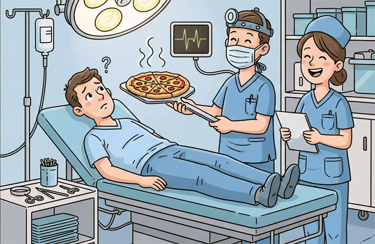 śmieszny rysunek szpital dowcipy o szpitalu