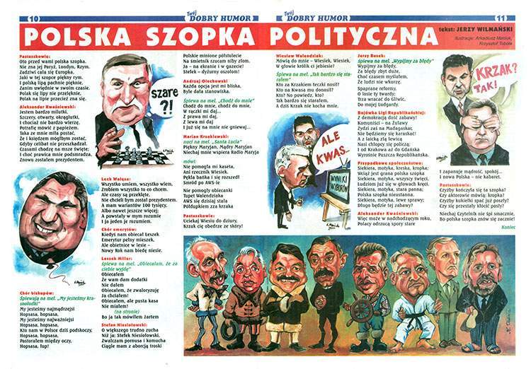 szopka polityczna Jerzy Wilmański Twój Dobry Humor