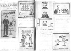 tygodnik Veto rysunki Szczepana Sadurskiego 1984