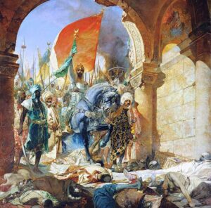 upadek Konstantynopola Mehmet II wkracza do miasta