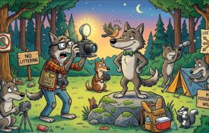 wilk humor rysunkowy wilki dowcipy o wilku