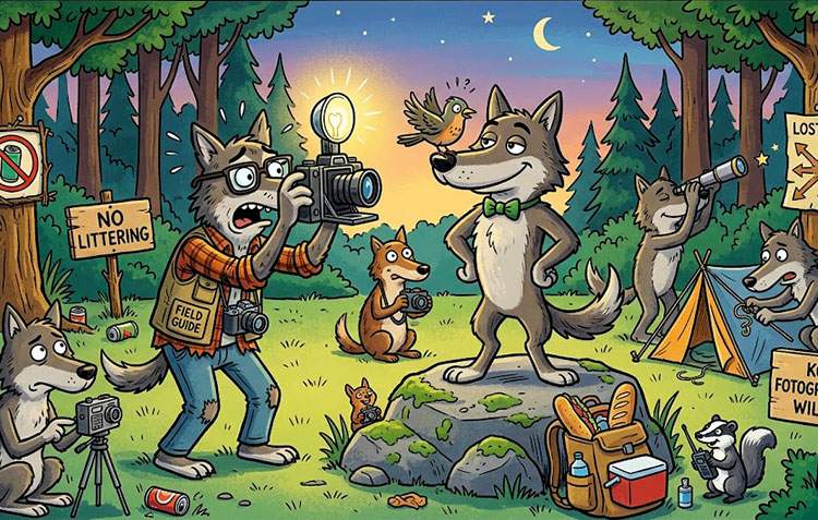 Dowcipy o wilkach. Wilczy humor! wilk humor rysunkowy wilki dowcipy o wilku