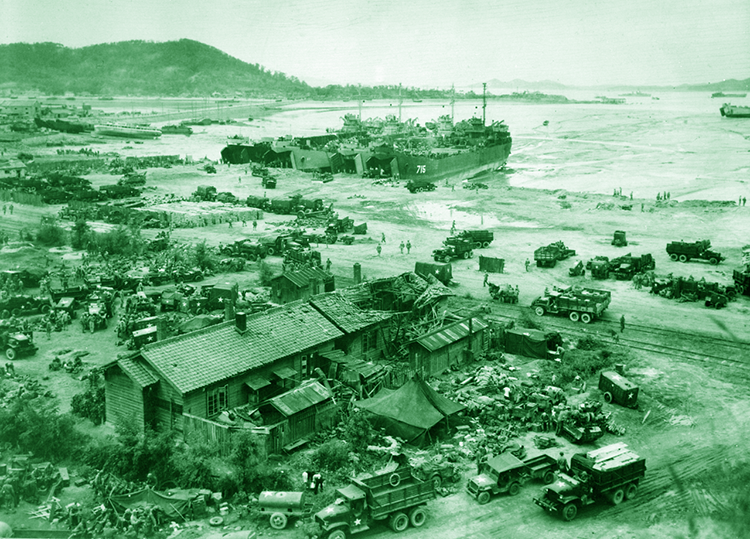 wojna w Korei 1950 desant wojsk pod Inczonem