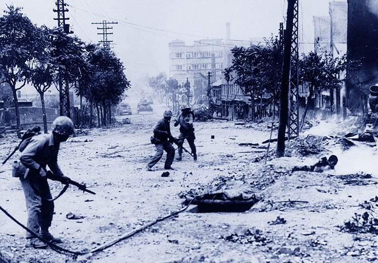 wojna w Korei 1950 walki uliczne w Seulu